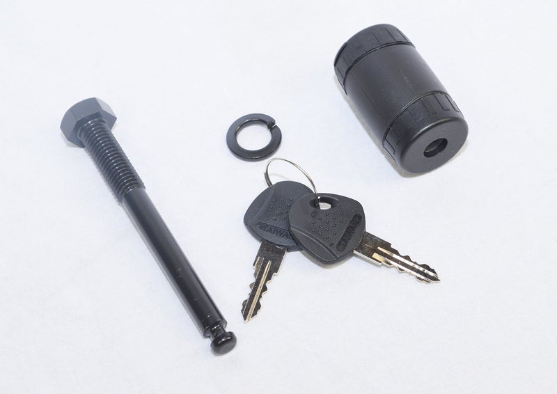 Advantage Heininger Advantage Threaded Hitch Bolt & Lock â€“ Replacement for Thule Snug Tite Hitch Lock, Anti-Rattle Device, Fits 1.25" Receivers, M12x1.75 Black Bolt, Secure Anti-Theft Design, Durable Lock Head - Image 3